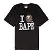 A Bathing Ape I Love Bape Tee M black 88270 1
