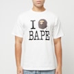 A Bathing Ape&nbsp; I Love Bape Tee M blanc 85282 2