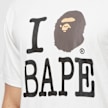 A Bathing Ape I Love Bape Tee M white 85282 5