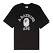 A Bathing Ape Pixal College Relaxed Fit Tee M black 88272 1