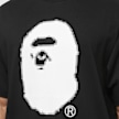 A Bathing Ape Pixel Ape Head Relaxed Fit Tee M black 89658 5