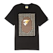 A Bathing Ape Sta Houndstooth Ape Head Tee zwart 87070 1