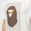 A Bathing Ape Sta Houndstooth Ape Head Tee weiß 89100 5