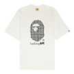 A Bathing Ape Sta Houndstooth By Bathing Ape Relaxed Fit Tee M yellow 87068 1