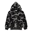 A Bathing Ape Abc Camo Boa Shark Relaxed Fit Full Zip Hoodie camouflage 85289 1