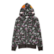 A Bathing Ape Japanese Tattoo Camo Shark Fz Hoodie M noir 87071 1