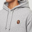 A Bathing Ape One Point Pullover Hoodie grau 87072 5