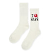 A Bathing Ape Ilove Bape Socks M beige 85291 1