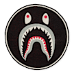 A Bathing Ape Shark Floor Rug black 88275 1