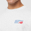 New Balance Athletics Relaxed Premium Logo Crew grijs 88286 5