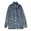MM6 Maison Margiela Long-Sleeved denim Shirt blauw 87105 1