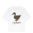 Carhartt WIP Wmns S/S Fold Leo T-Shirt white 87114 1