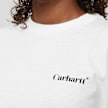 Carhartt WIP Wmns S/S Fold Leo T-Shirt white 87114 5