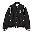 Lacoste Premium Wool Varsity Jacket zwart 88335 1