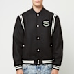 Lacoste Premium Wool Varsity Jacket schwarz 88335 2