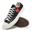 Comme des Garcons Play Small Red Heart Chuck Taylor All Star '70 Low schwarz 85445 7