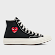 Comme des Garcons Play&nbsp; Small Red Heart Chuck Taylor All Star '70 Hi noir 87159 2