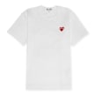 Comme des Garcons Play Small Red Heart T-Shirt White white 88646 1
