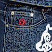 ICECREAM Running Dog Denim Pant blau 89174 6