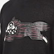 ICECREAM Woodgrain Running Dog Crewneck zwart 90056 6