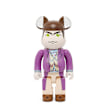 Medicom Bearbrick Willy Wonka 400% lila 87215 1