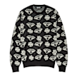 Billionaire Boys Club Diamonds & Dollars Knit Jumper schwarz 86287 1