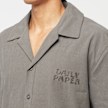 Daily Paper Chain Stitch Shortsleeve Shirt grau 90614 5