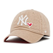 '47 MLB New York Yankees Icon  Heart Clean Up Cap beige 90073 1