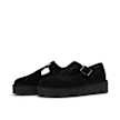 Clarks Originals Wmns Trek Wedge T-Bar Suede schwarz 87302 1