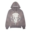 Pleasures x Slipknot Nonagram Zip Hoodie gris 86281 1