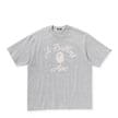 A Bathing Ape Chain Stitch College Relaxed Fit Tee grey 88762 1