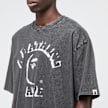 A Bathing Ape Garment Dye Spray Print College Relaxed Fit Tee grau 86323 5