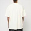 A Bathing Ape Heavy Washed Logo Relaxed Fit Tee ivory yellow 86324 4