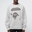 A Bathing Ape Ape Face Crewneck Sweatshirt grijs 86290 2