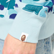 A Bathing Ape ABC Camo Crystal Stone Shark Full Zip Hoodie blue black 89412 8