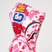 A Bathing Ape ABC Camo Crystal Stone Shark Full Zip Hoodie pink light pink 89413 8