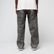 A Bathing Ape&nbsp; Fake Print Sta Loose Fit Denim Pants gris 86246 4