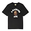 A Bathing Ape College Tee black 87768 1