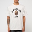A Bathing Ape College Tee gray grijs 86327 2