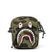A Bathing Ape 1st Camo Shark Mini Bag vert 89387 1