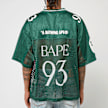 A Bathing Ape Line Camo Multi Logo Relaxed Fit Football Jersey green 88748 4