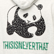 thisisneverthat Panda Hoodie grau 90571 6