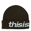 thisisneverthat HSP-Logo Big Cuff Beanie braun 88474 1