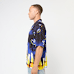 Pleasures&nbsp; Cerveza Camp Shirt bleu 90181 3