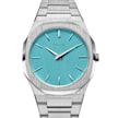 D1 Milano Ultra Thin Bracelet Light Blue Watch 38mm silver 88715 1