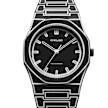 D1 Milano Polycarbon Black Sketch Watch 40.5mm noir 88716 1