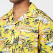 Billionaire Boys Club Resort Camp Collar Shirt jaune 86305 5