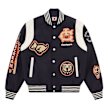 ICECREAM Collegiate Patch Varsity Jacket blue 87793 1