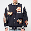 ICECREAM Collegiate Patch Varsity Jacket blue 87793 2