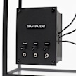 Transparent Speaker black 87708 5